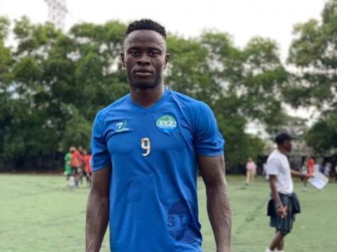 Musa Tombo, EE Lions striker Musa Tombo, EE Lions striker