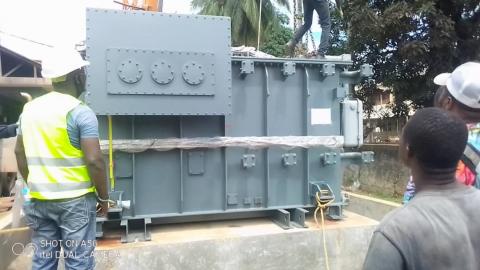 New transformer for West Africa powepool project in Kenema New transformer for West Africa powepool project in Kenema