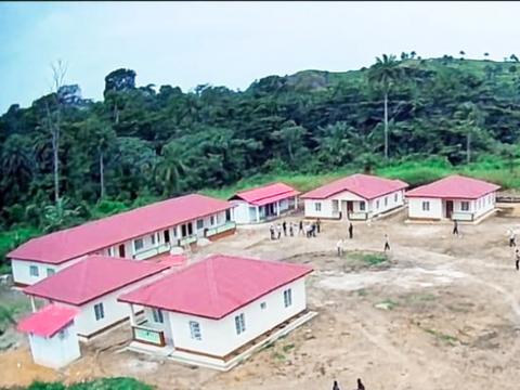 Some of the newly constructed school with Teachers’ quarters in Koryordu Village Some of the newly constructed school with Teachers’ quarters in Koryordu Village