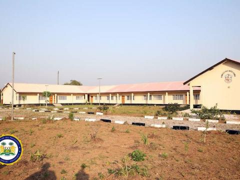 Newly inaugurated tech voc institute in Kambia Newly inaugurated tech voc institute in Kambia