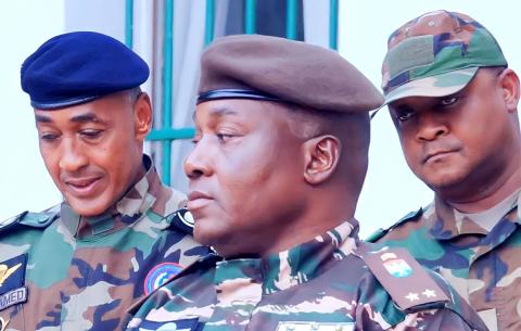 Niger coup leaders Niger coup leaders