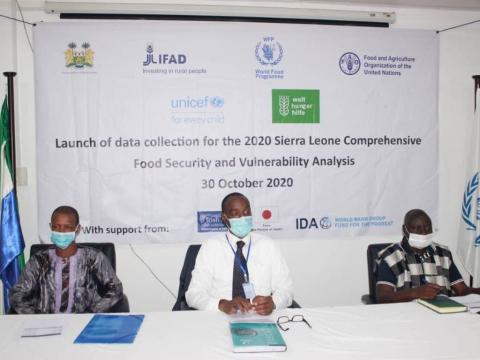 Officials at the launch of the Food Security and Vulnerability Survey Officials at the launch of the Food Security and Vulnerability Survey
