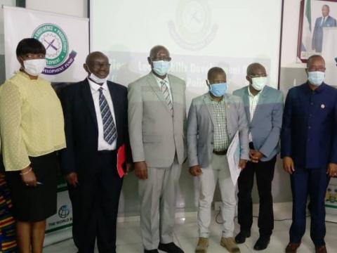 Officials from MIC, MoF and Technical and Tertiary Education at the launch of the TV policy Officials from MIC, MoF and Technical and Tertiary Education at the launch of the TV policy