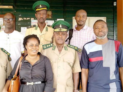 Officials of SLCS, OSIWA and Fix Solution Officials of SLCS, OSIWA and Fix Solution