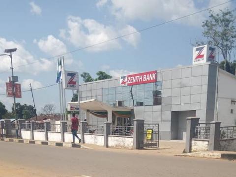 One of Victor Foh's houses in Bo under rentage to a commercial bank One of Victor Foh's houses in Bo under rentage to a commercial bank