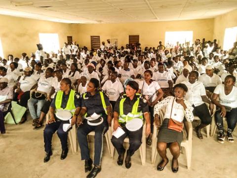Participants during the IWD celebration in Bo Participants during the IWD celebration in Bo
