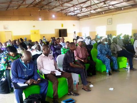 Participants of Education review sector session in Kenema Participants of Education review sector session in Kenema