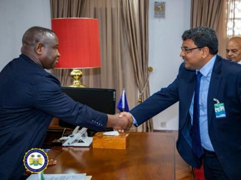President Bio receives Indian envoy Yadav at State House President Bio receives Indian envoy Yadav at State House