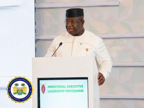 President Julius Maada Bio President Julius Maada Bio