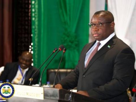 President Julius Maada Bio President Julius Maada Bio