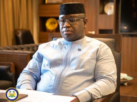 President Julius Maada Bio President Julius Maada Bio