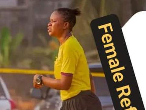 Referee Marie Koroma Referee Marie Koroma