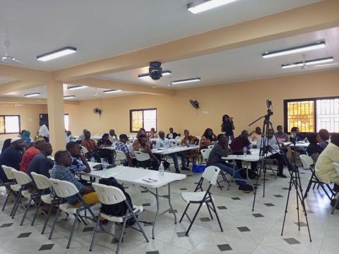 Religious leaders particpate in a training on on advocacy for breastfeeding. Photo Credit, KMN, November 2, 2022 Religious leaders particpate in a training on on advocacy for breastfeeding. Photo Credit, KMN, November 2, 2022