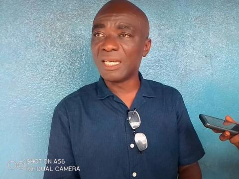 SMEDA boss , shaka Samuel Sannoh speaking in Kenema SMEDA boss , shaka Samuel Sannoh speaking in Kenema