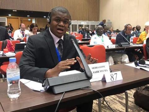 Saa Emerson Lamina, C4C Leader in Parliament Saa Emerson Lamina, C4C Leader in Parliament
