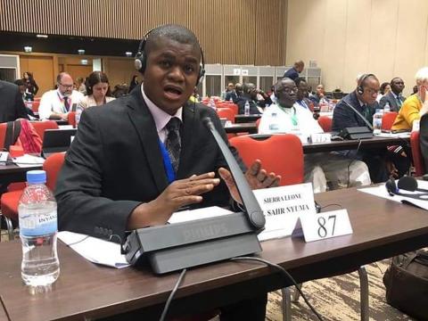 Saa Emerson Lamina, C4C Leader in Parliament Saa Emerson Lamina, C4C Leader in Parliament