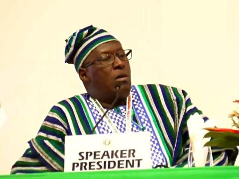 Sidi Tunis, Speaker of ECOWAS Parliament Sidi Tunis, Speaker of ECOWAS Parliament