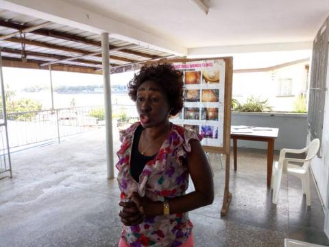 Siminge Mondeh, a cancer survivor Siminge Mondeh, a cancer survivor