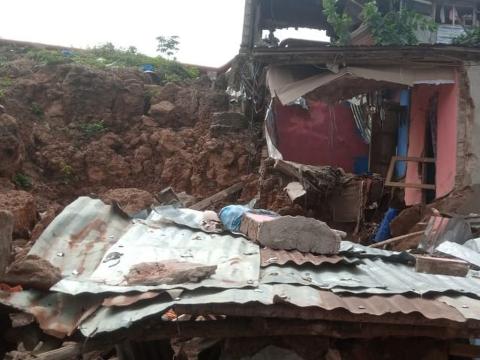 The Bankole Community flooding The Bankole Community flooding