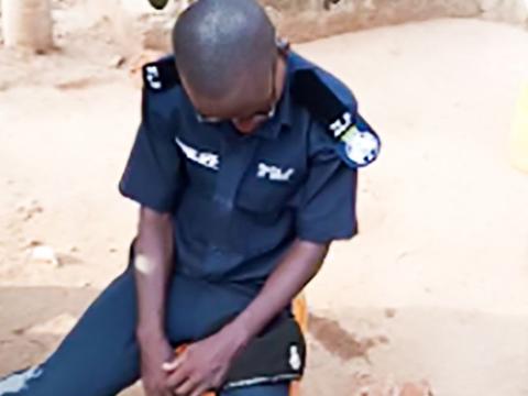 The dismissed police officer The dismissed police officer