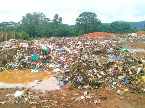 The Kenema City Council dumpsite The Kenema City Council dumpsite