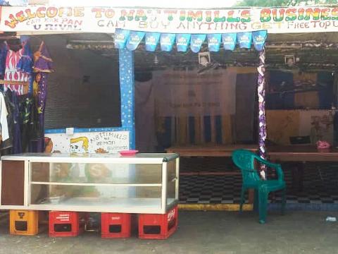 The booth where the incident allegedly occured The booth where the incident allegedly occured