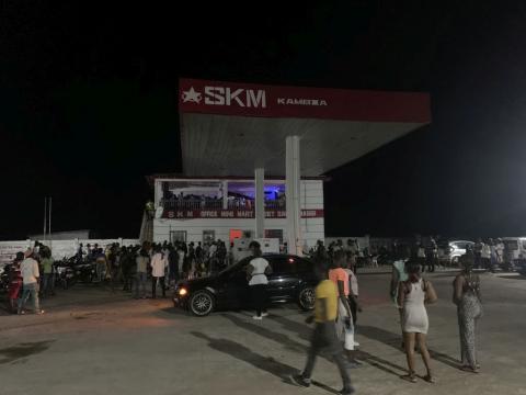 The infamous petrol station-cum-night club The infamous petrol station-cum-night club