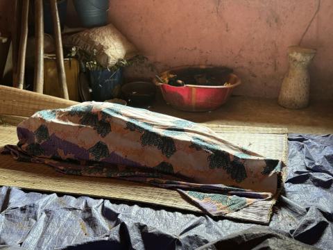 The decomposing remains of 18-year-old Salamatu Jalloh The decomposing remains of 18-year-old Salamatu Jalloh