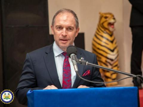 Tom Vens, Head of EU delegation to SIerra Leone Tom Vens, Head of EU delegation to SIerra Leone