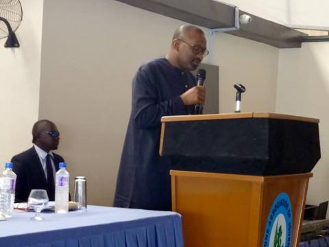 Vice President Juldeh addresses the opening Vice President Juldeh addresses the opening