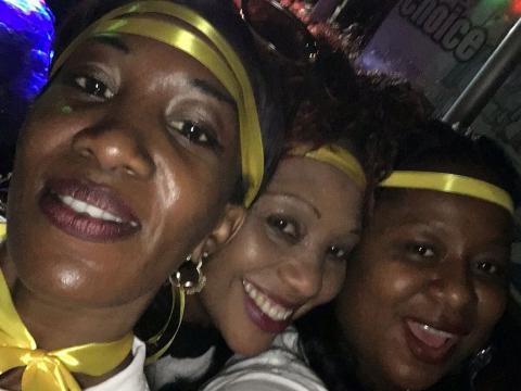 Some of the women celebrating to mark end of Ebola 7 Nov 2015 Some of the women celebrating to mark end of Ebola 7 Nov 2015