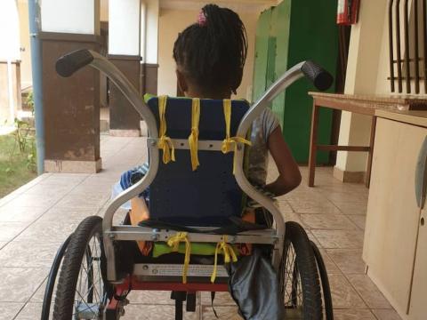 A child victim of rape who was left paralysed A child victim of rape who was left paralysed