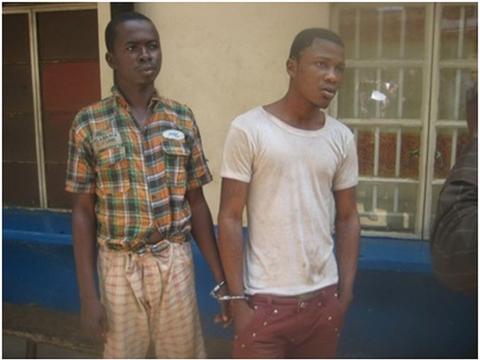 The robbery suspects The robbery suspects