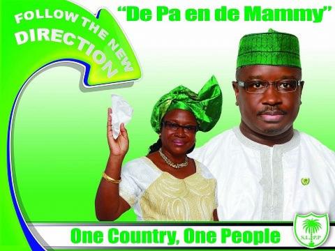 Maada Bio and her running mate, Dr Kadie Sesay Maada Bio and her running mate, Dr Kadie Sesay