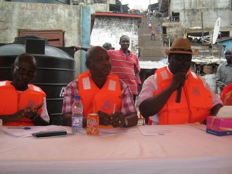 Deputy Minister of Transport making a statement. Deputy Minister of Transport making a statement.