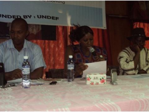 L-R - Sidi Bah, Valnora Edwin & Abu Brima L-R - Sidi Bah, Valnora Edwin & Abu Brima