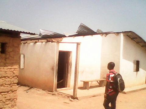 one of the destroyed houses one of the destroyed houses